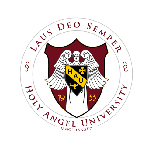 Holy Angel University official logo &mdash; private university in Angeles