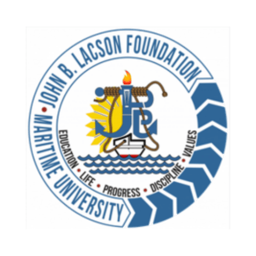 John B. Lacson Foundation Maritime University official logo &mdash; private university in Iloilo City