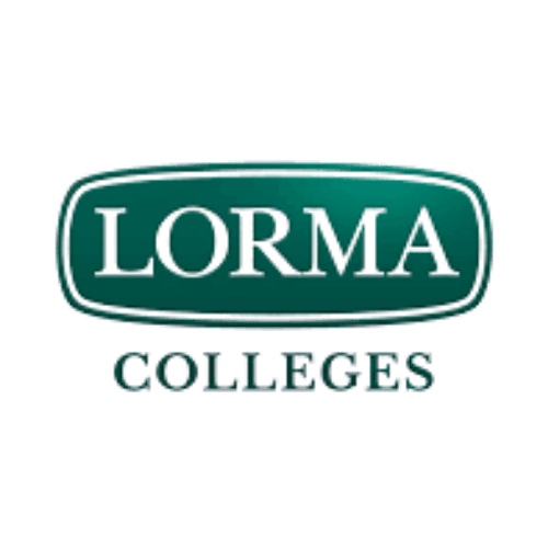 Lorma Colleges official logo &mdash; private university in San Fernando