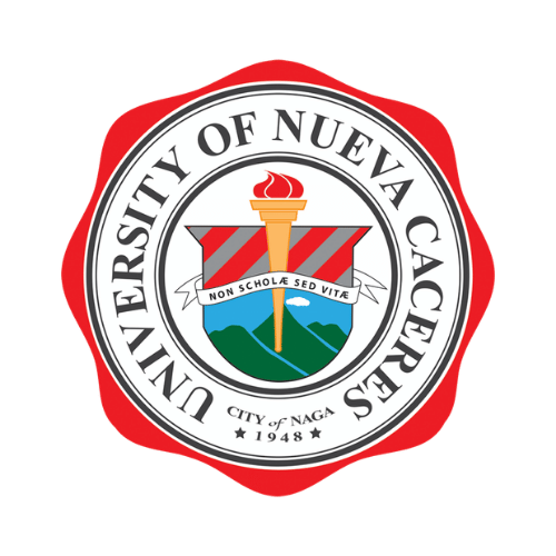 University of Nueva Caceres official logo &mdash; private university in Naga